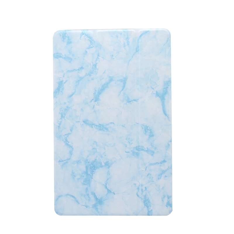 For Galaxy Tab S6 Lite P610 / P615 Marble Texture Horizontal Flip Leather Case, with Three-folding H