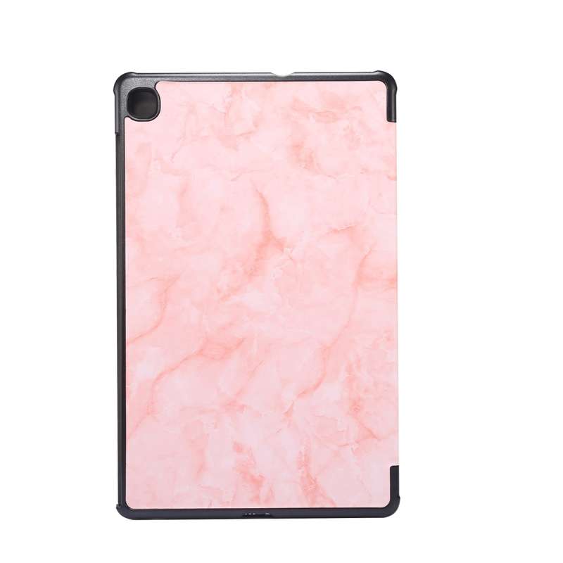 For Galaxy Tab S6 Lite P610 / P615 Marble Texture Horizontal Flip Leather Case, with Three-folding H
