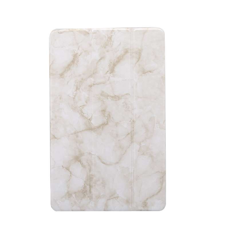 For Galaxy Tab S6 Lite P610 / P615 Marble Texture Horizontal Flip Leather Case, with Three-folding H
