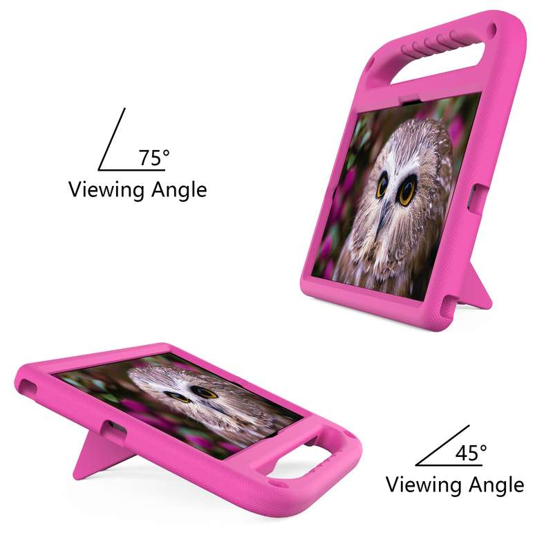 For Samsung Galaxy Tab S6 Lite P610 Handle EVA Shockproof Tablet Case with Holder(Blue)