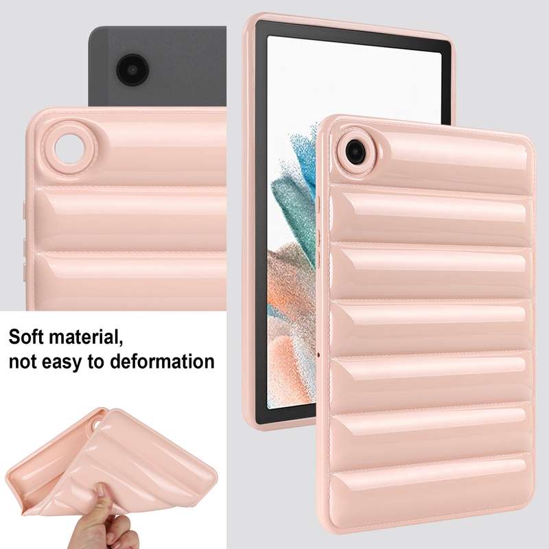 For Samsung Galaxy Tab A8 10.5 / X205 / X200 Eiderdown Cushion Shockproof Tablet Case(Green)