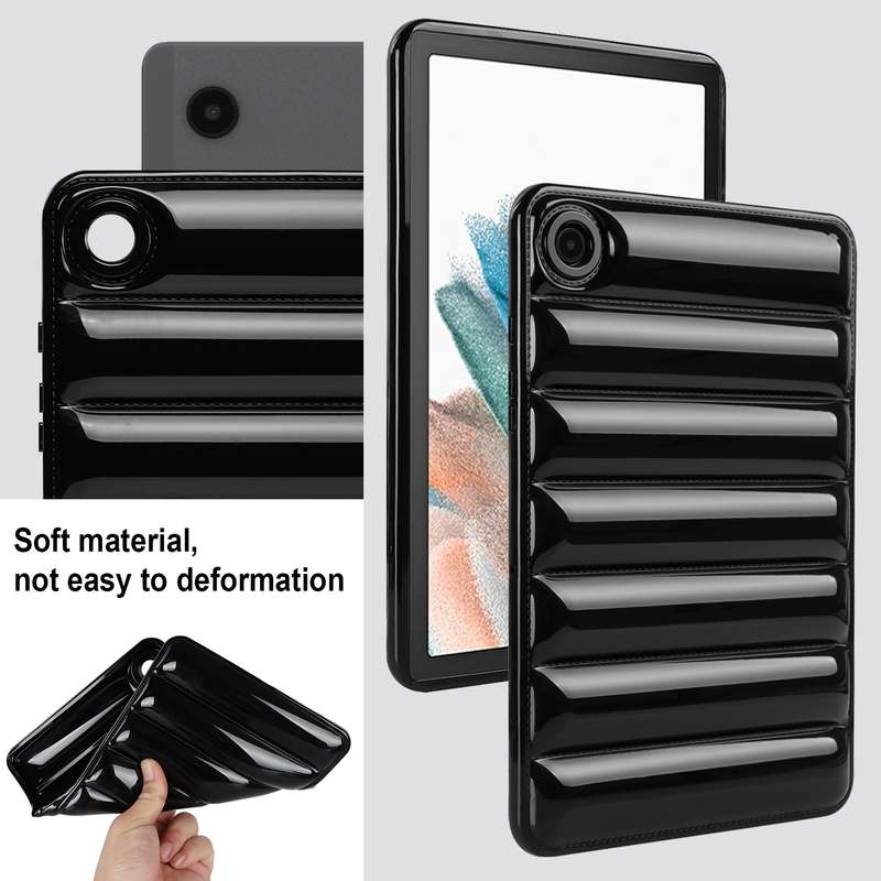 For Samsung Galaxy Tab A8 10.5 / X205 / X200 Eiderdown Cushion Shockproof Tablet Case(Green)