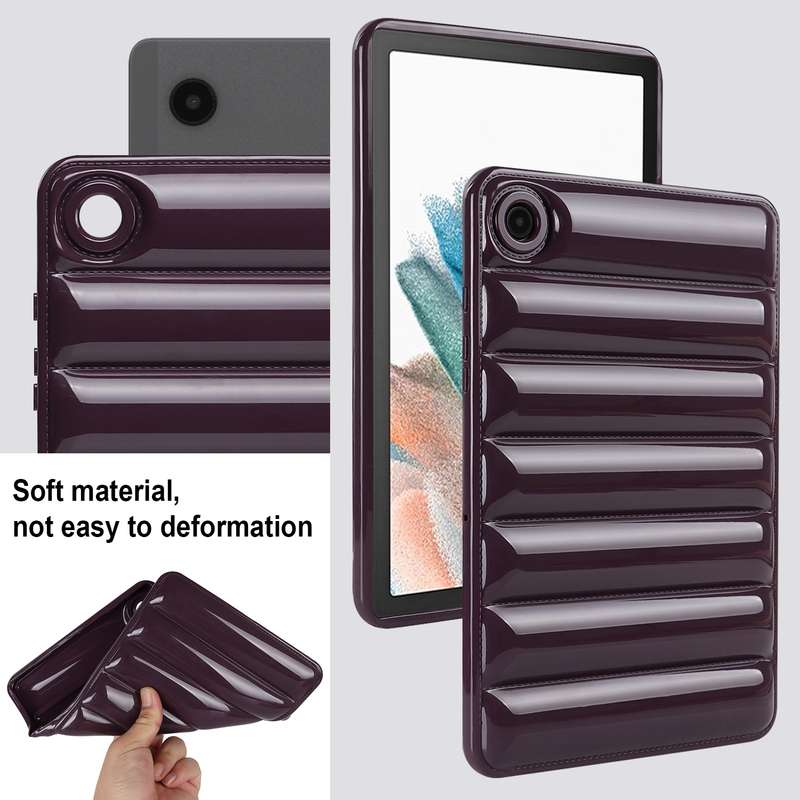 For Samsung Galaxy Tab A8 10.5 / X205 / X200 Eiderdown Cushion Shockproof Tablet Case(Green)