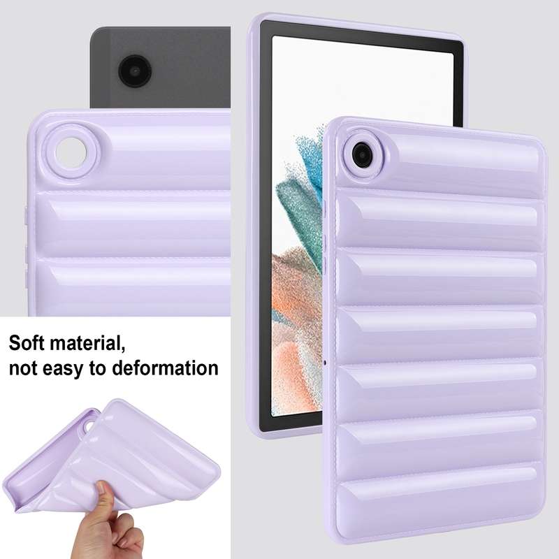 For Samsung Galaxy Tab A8 10.5 / X205 / X200 Eiderdown Cushion Shockproof Tablet Case(Green)