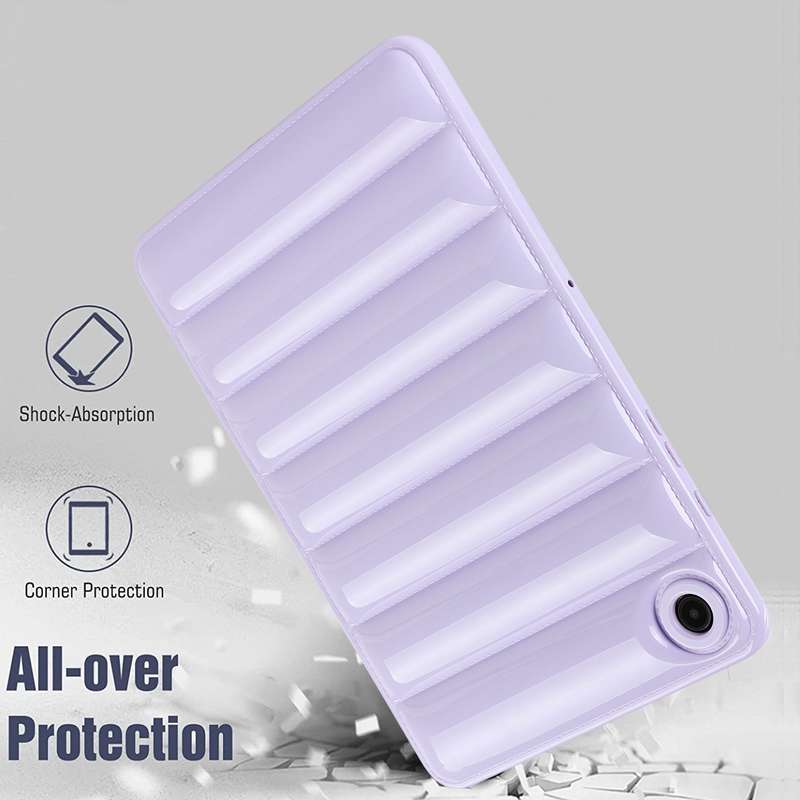 For Samsung Galaxy Tab A8 10.5 / X205 / X200 Eiderdown Cushion Shockproof Tablet Case(Green)