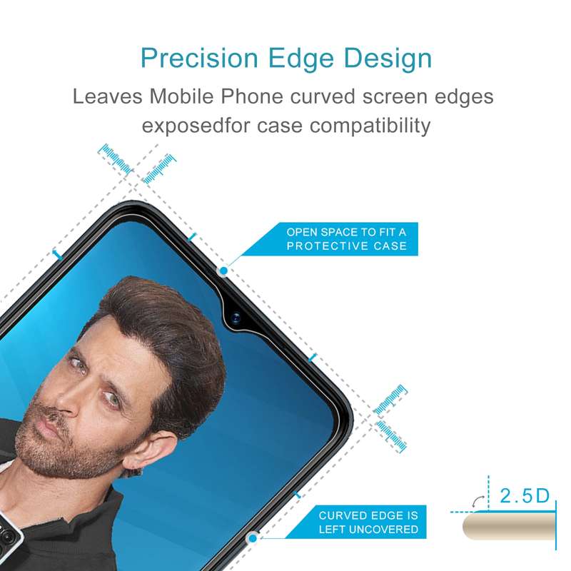 For Itel P40 10pcs 0.26mm 9H 2.5D Tempered Glass Film