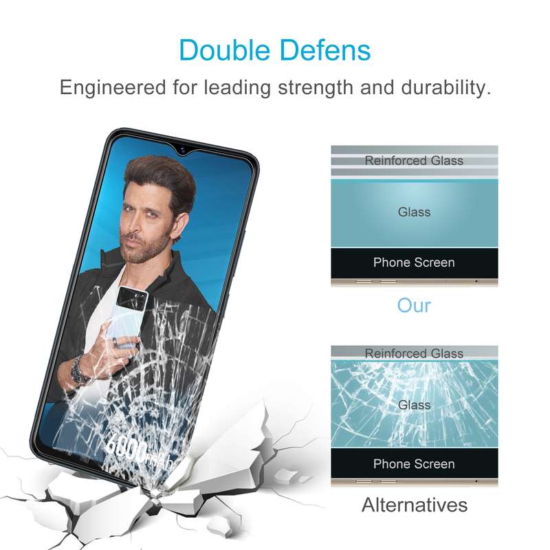For Itel P40 10pcs 0.26mm 9H 2.5D Tempered Glass Film