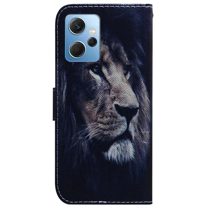 For Xiaomi Redmi Note 12 4G Global Coloured Drawing Flip Leather Phone Case(Magnolia)