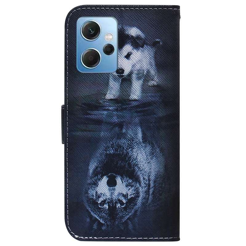 For Xiaomi Redmi Note 12 4G Global Coloured Drawing Flip Leather Phone Case(Magnolia)