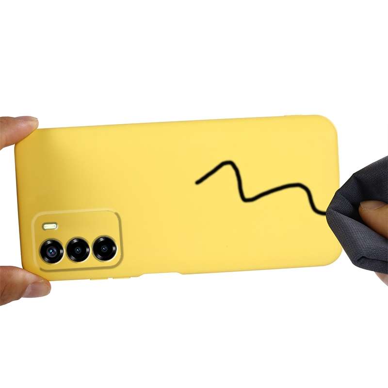 For ZTE Blade V40 Vita Pure Color Liquid Silicone Shockproof Full Coverage Phone Case(Black)