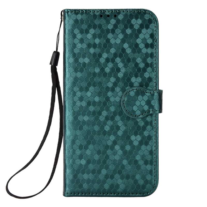 For vivo V27e / S16e Honeycomb Dot Texture Leather Phone Case(Green)
