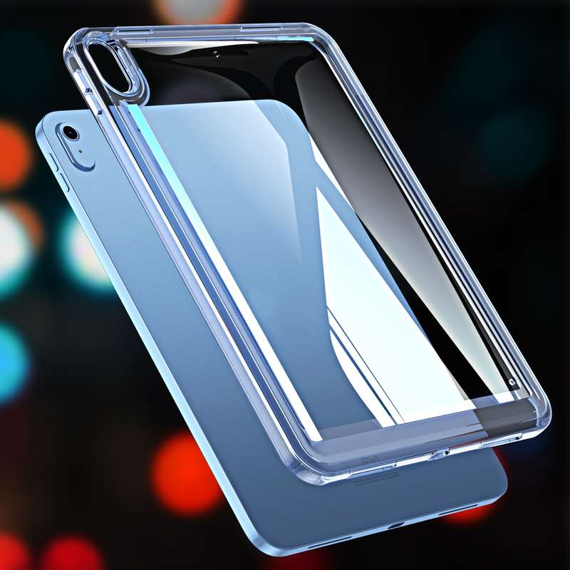 For iPad 2025 / 2022 Transparent Acrylic Tablet Case(Black)