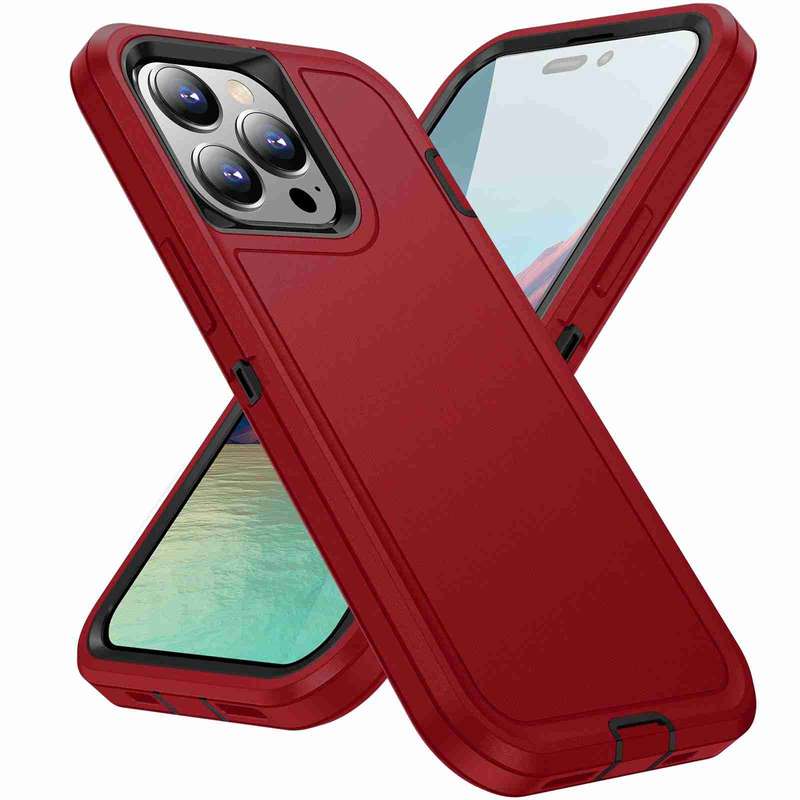 For iPhone 14 Pro Max Life Waterproof Rugged Phone Case(Black)