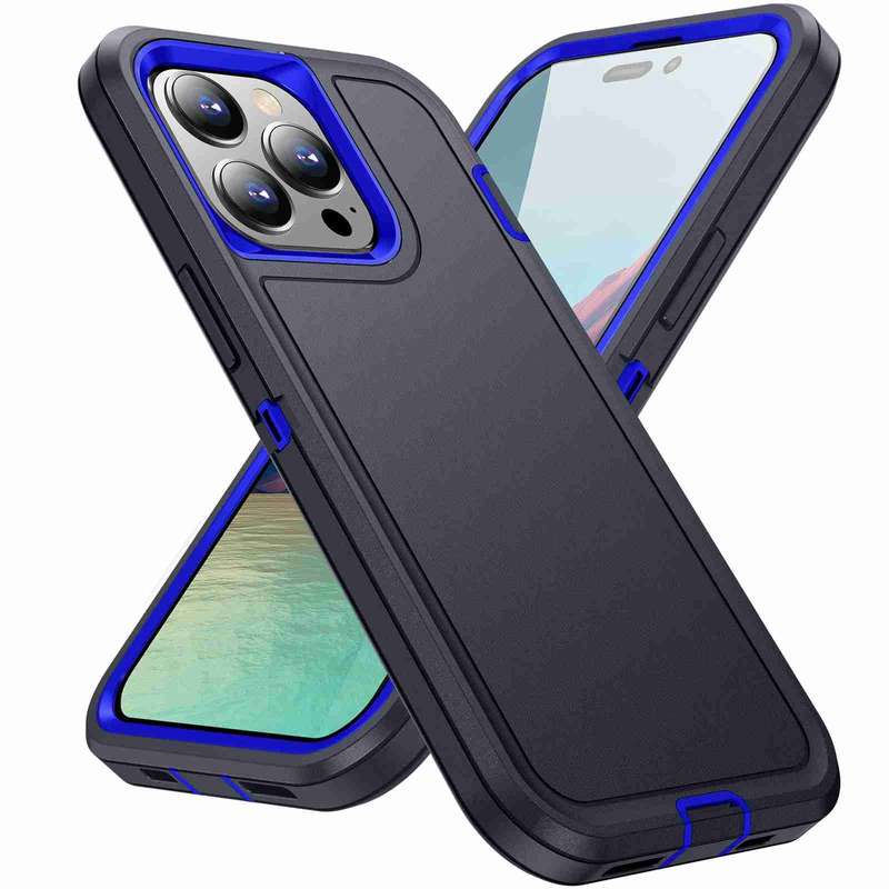 For iPhone 14 Pro Max Life Waterproof Rugged Phone Case(Black)