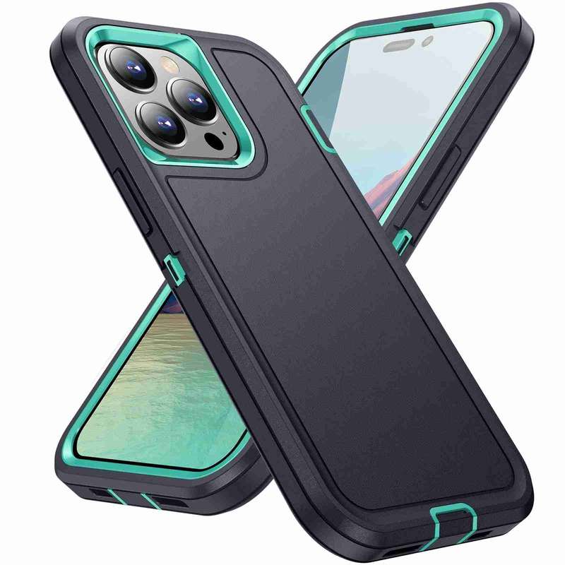 For iPhone 14 Pro Max Life Waterproof Rugged Phone Case(Black)