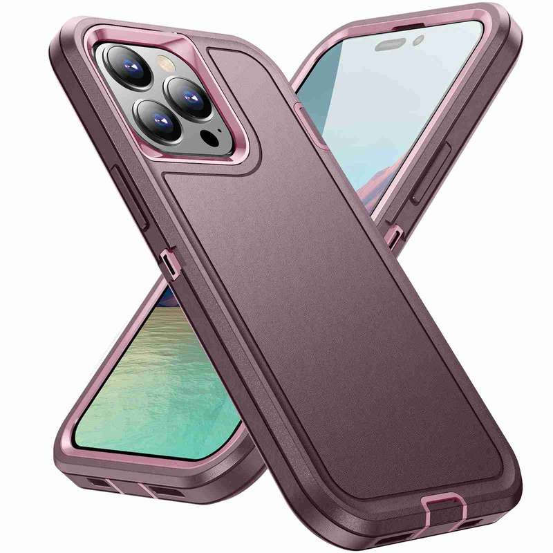 For iPhone 14 Pro Max Life Waterproof Rugged Phone Case(Black)