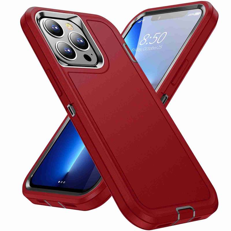 For iPhone 12 / 12 Pro Life Waterproof Rugged Phone Case(Dark Blue + Light Blue)