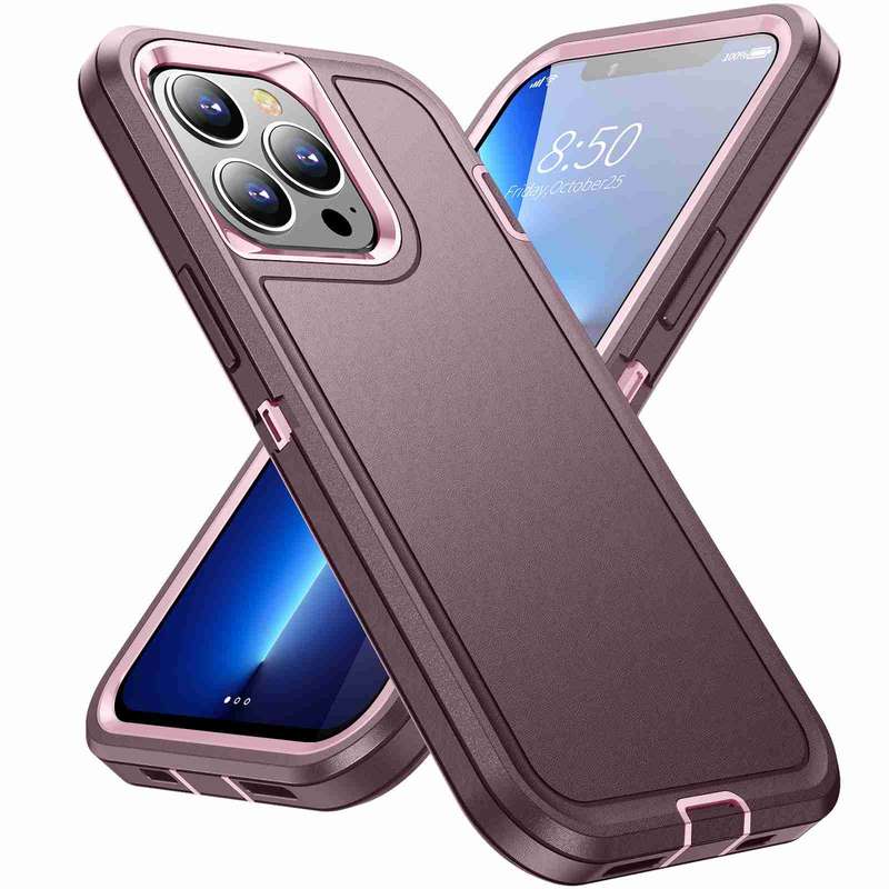 For iPhone 12 / 12 Pro Life Waterproof Rugged Phone Case(Dark Blue + Light Blue)