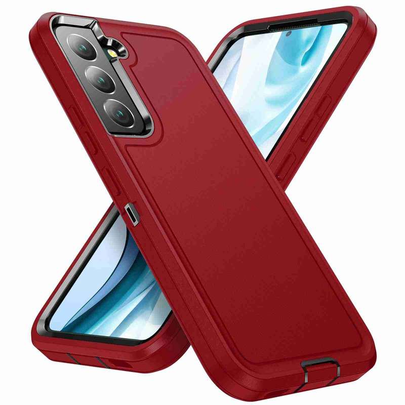 For Samsung Galaxy S23+ 5G Life Waterproof Rugged Phone Case(Purple + Pink)