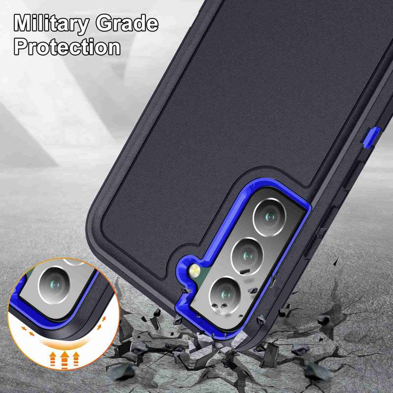 For Samsung Galaxy S23+ 5G Life Waterproof Rugged Phone Case(Purple + Pink)