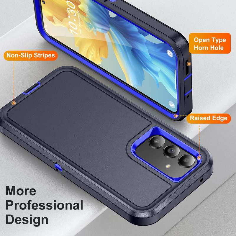 For Samsung Galaxy A54 Life Waterproof Rugged Phone Case(Red + Black)