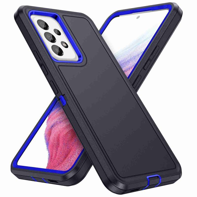 For Samsung Galaxy A13 Life Waterproof Rugged Phone Case(Purple + Pink)