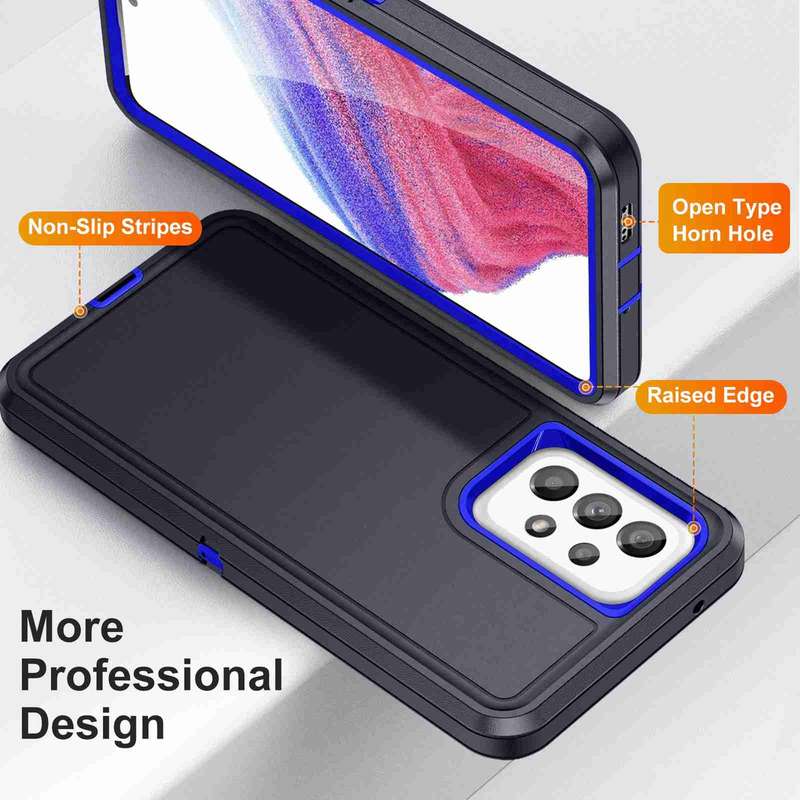 For Samsung Galaxy A13 Life Waterproof Rugged Phone Case(Purple + Pink)