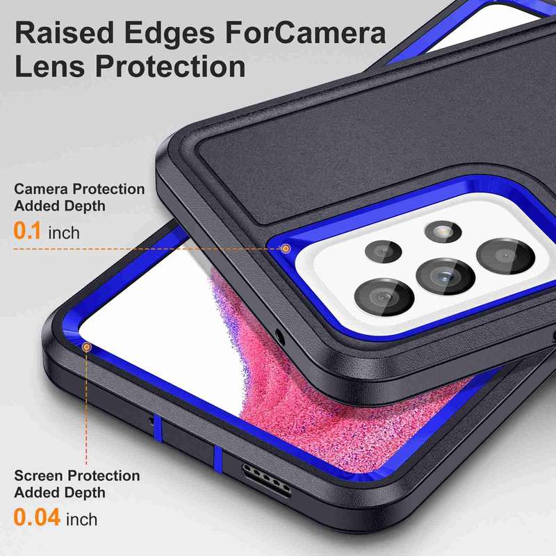 For Samsung Galaxy A13 Life Waterproof Rugged Phone Case(Purple + Pink)