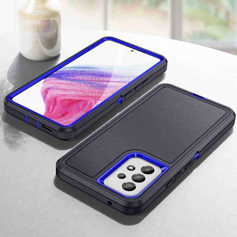 For Samsung Galaxy A13 Life Waterproof Rugged Phone Case(Purple + Pink)