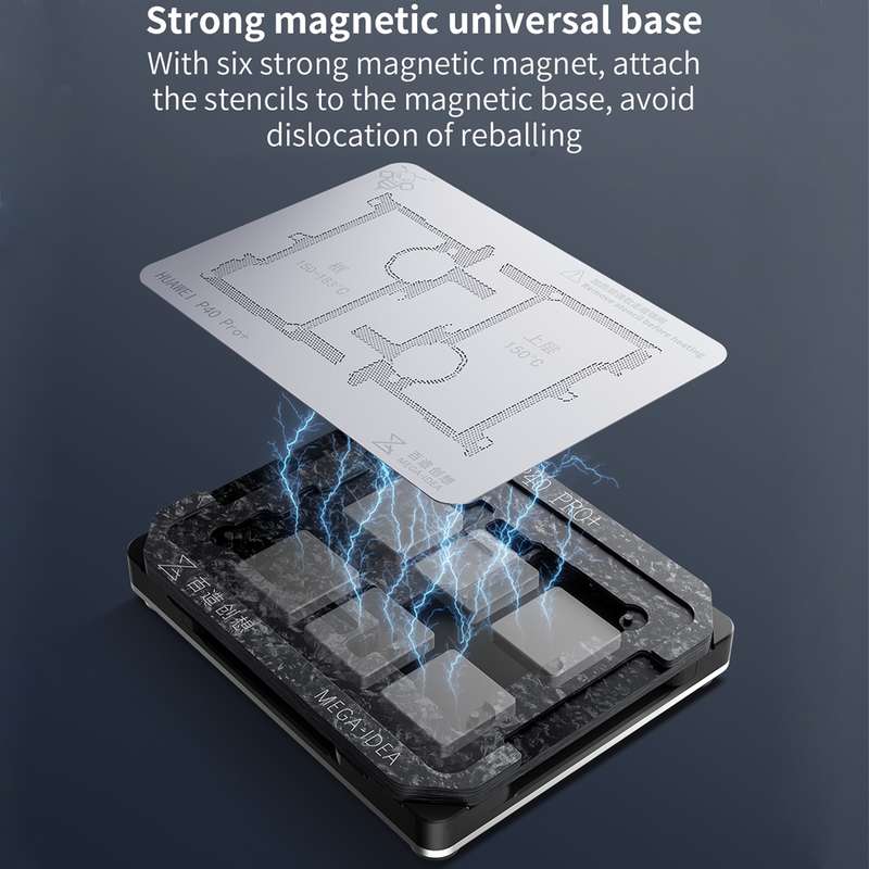 For iPhone X-11 Pro Max Qianli Mega-idea Multi-functional Middle Frame Positioning BGA Reballing Pla
