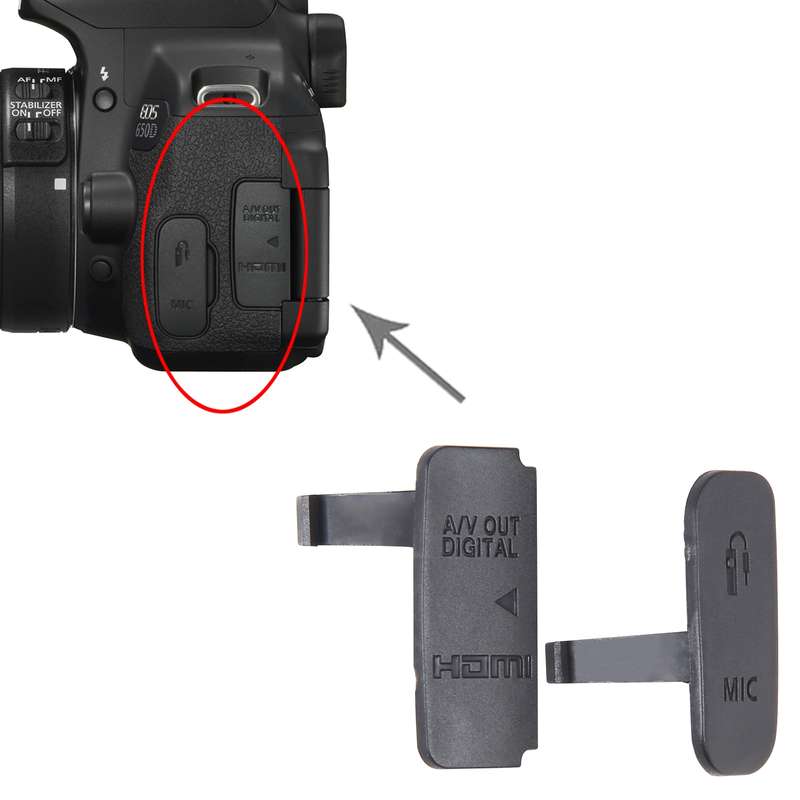 For Canon EOS 650D / EOS 700D OEM USB Cover Cap