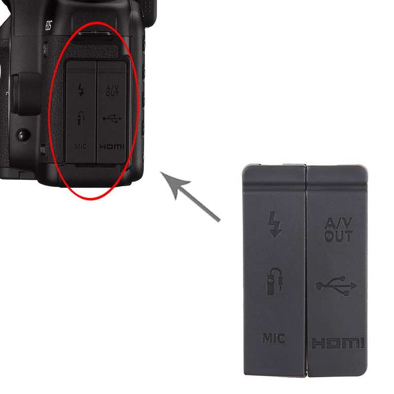 For Canon EOS 5D Mark II OEM USB Cover Cap