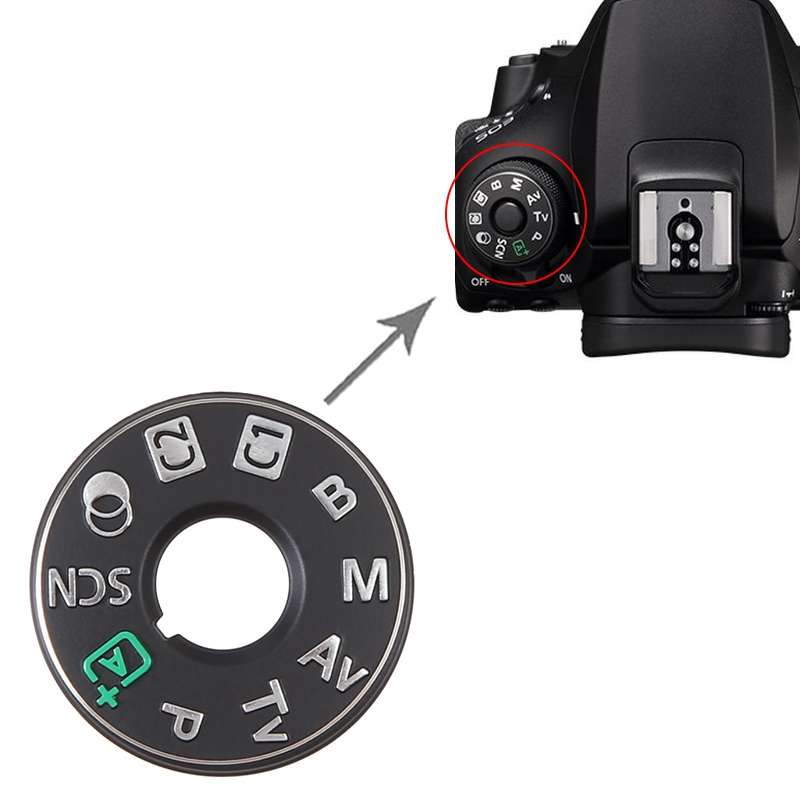 For Canon EOS 600D OEM Mode Dial Iron Pad