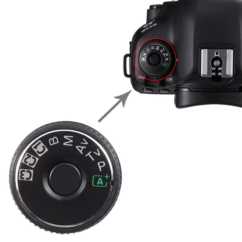 For Canon EOS 70D Original Mode Dial