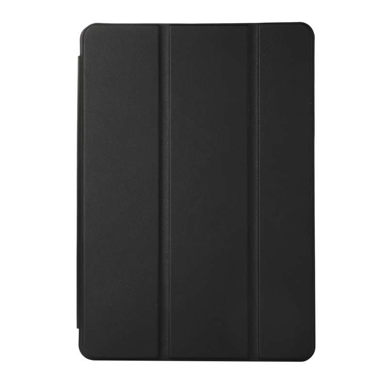 For Xiaomi Pad 5 Solid Color 3-folding Leather Tablet Case(Dark Green)