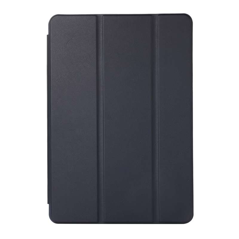 For Xiaomi Pad 5 Solid Color 3-folding Leather Tablet Case(Dark Green)