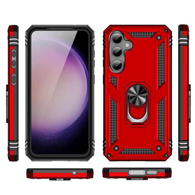 For Samsung Galaxy S23 FE 5G Shockproof TPU + PC Phone Case(Black)
