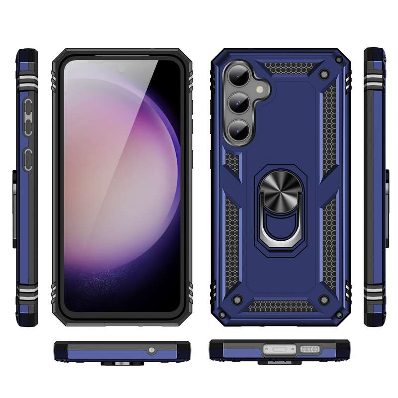 For Samsung Galaxy S23 FE 5G Shockproof TPU + PC Phone Case(Black)