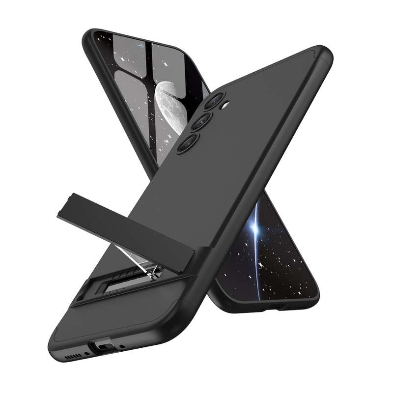 For Samsung Galaxy A34 5G GKK Three Stage Splicing Full Coverage PC Phone Case(Black)