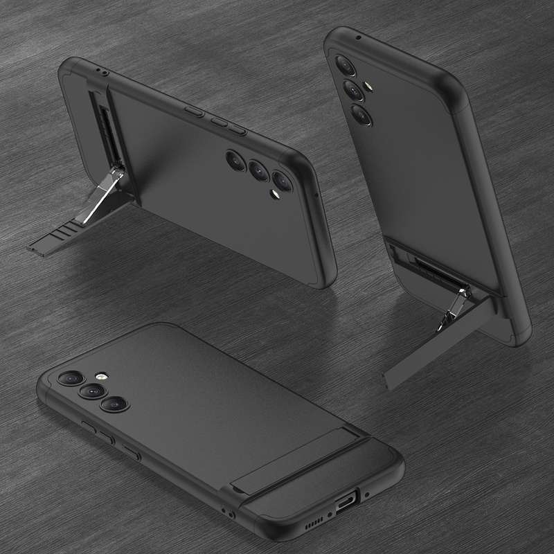 For Samsung Galaxy A34 5G GKK Three Stage Splicing Full Coverage PC Phone Case(Black)