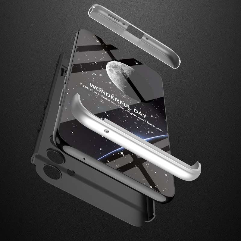For Samsung Galaxy A34 5G GKK Three Stage Splicing Full Coverage PC Phone Case(Black)