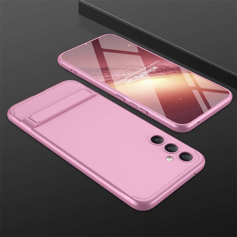For Samsung Galaxy A34 5G GKK Three Stage Splicing Full Coverage PC Phone Case(Black)