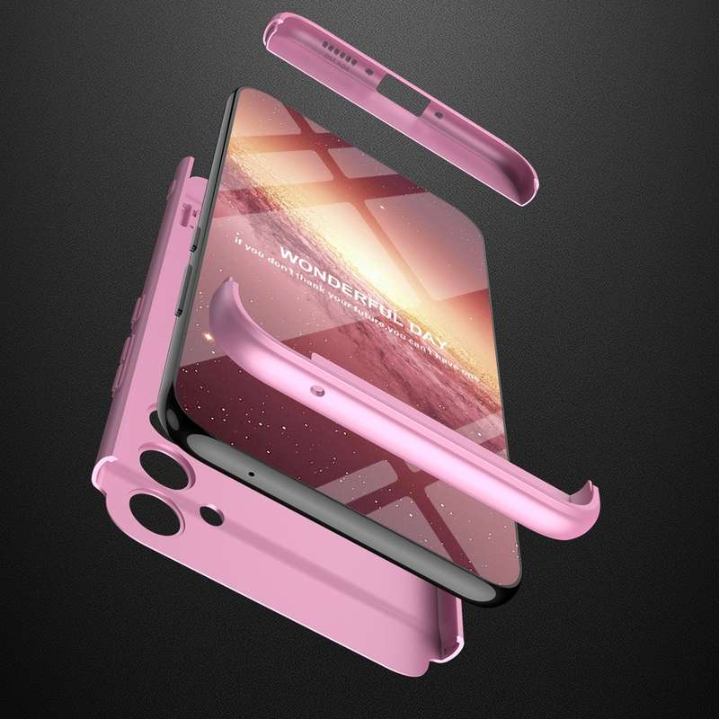 For Samsung Galaxy A34 5G GKK Three Stage Splicing Full Coverage PC Phone Case(Black)