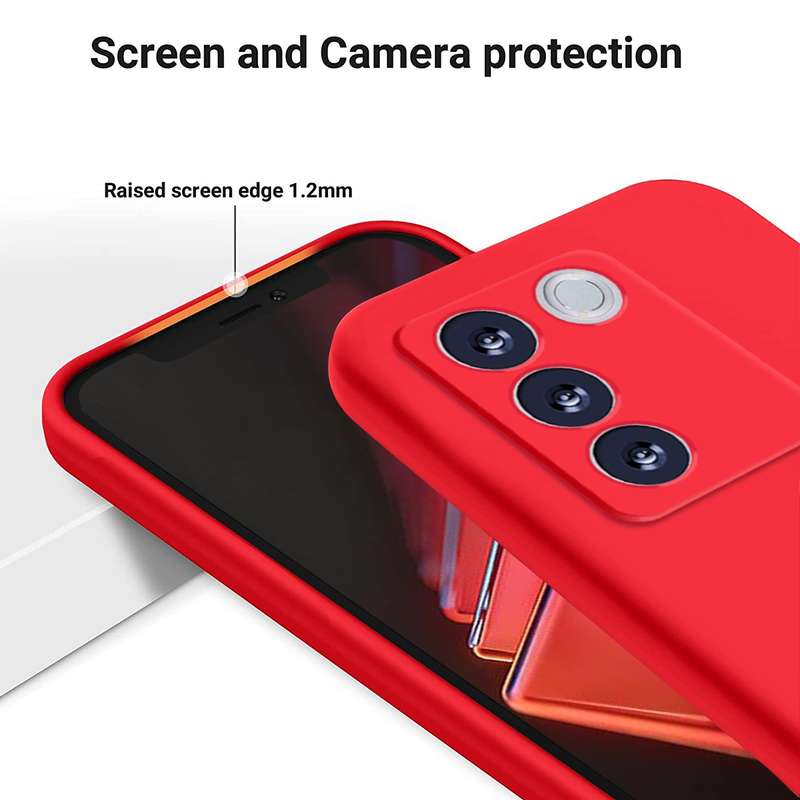 For vivo V27e / S16e Pure Color Liquid Silicone Shockproof Phone Case(Green)