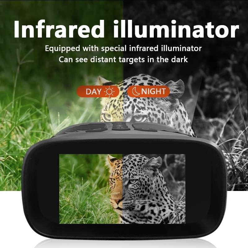 DT39 3 inch IPS Screen Binoculars Digital Binoculars Night Vision(Black)