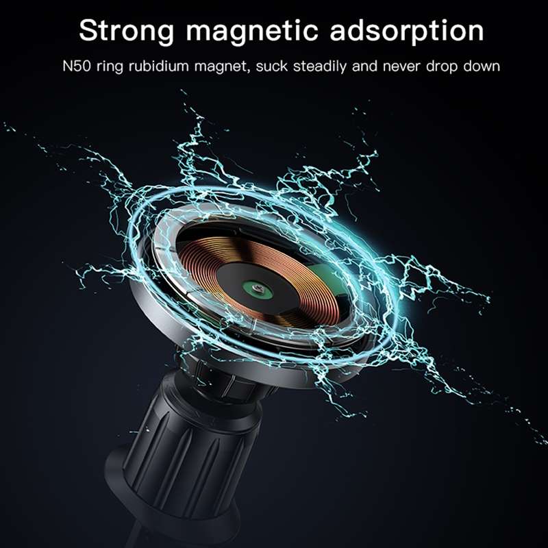 Yesido C190 15W Magsafe Magnetic Car Air Vent Wireless Charger(Black)