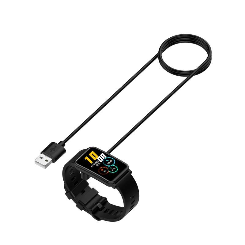 For Huawei Band 8 Smart Watch USB Charging Cable With Chip Protection(Black)
