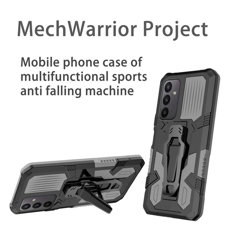 For Samsung Galaxy A24 4G Armor Warrior Shockproof PC + TPU Phone Case(Red)
