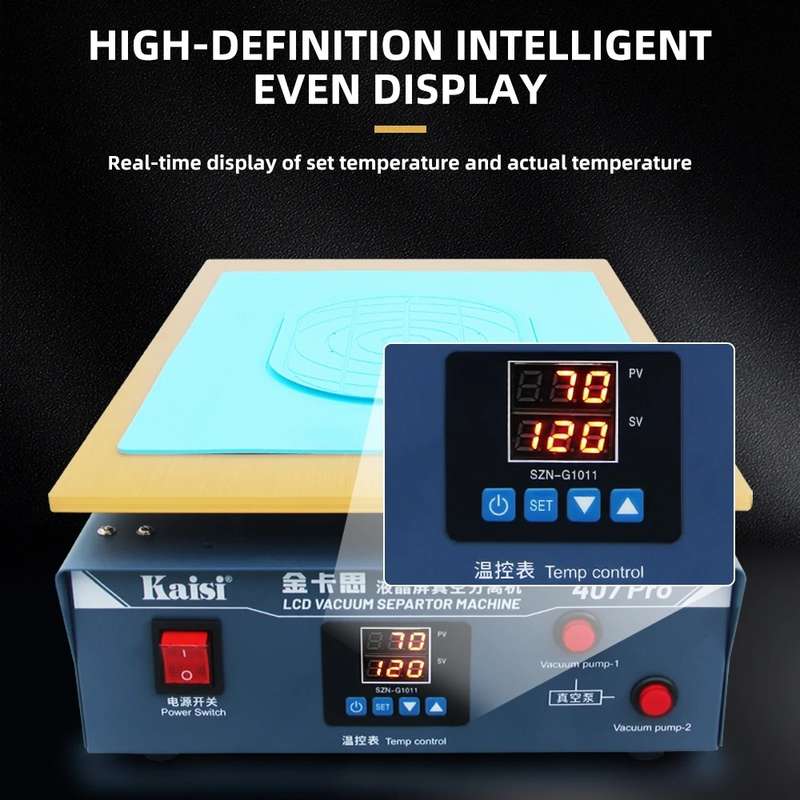 Kaisi 407 Pro 17 inch Dual Vacuum Pump LCD Screen Separator Machine(AU Plug)