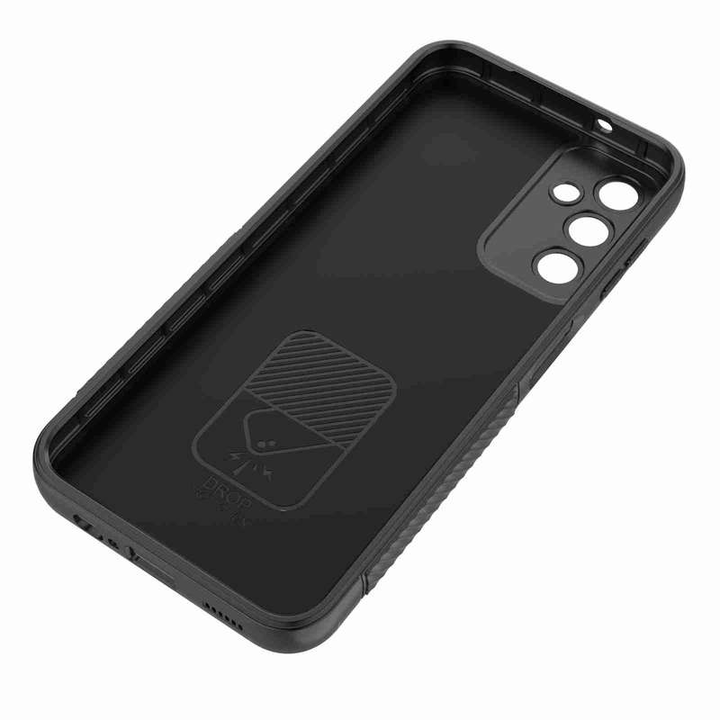 For Samsung Galaxy A14 5G Wavy Texture TPU Phone Case with Lens Film(Purple)